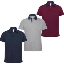 Polo Piqué Pour Hommes Polo Chemise T-Shirt À Manches Courtes Neuf Coton