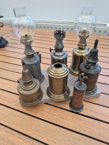 Lot lampes anciennes pétrole