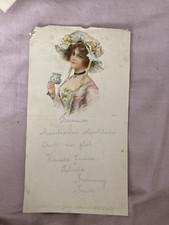 MENU DEJEUNER PUBLICITE  F.L