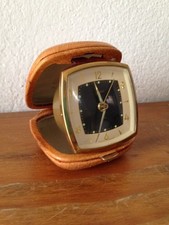 ancienne pendulette de luxe / reveil DE  VOYAGE vintage 