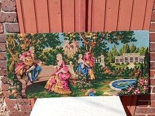 GRAND CANEVAS TAPISSERIE SCENE