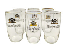 6 Verres à Bière Kronenbourg 25 cl - Dont 2 Verres 1664