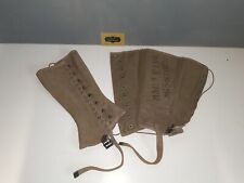 Guêtres US WW2 nominative M-1938 - Matériel Original - Leggings Américain wwii