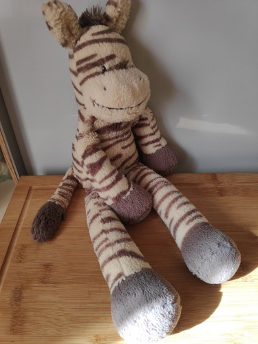 Peluche doudou zèbre - , gris