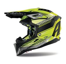Airoh Aviator 3 Wave Jaune Mat XL – Casque Motocross Avec Top-Belüftung