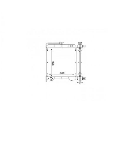 Radiateur moteur pour - radiateur,