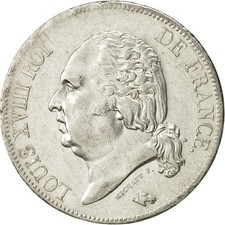 Monnaie, France, Louis XVIII