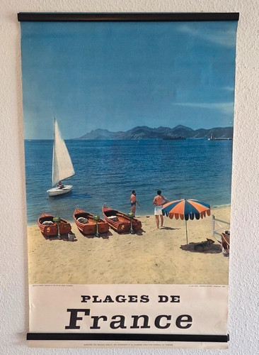 Affiche originale plages - plages, de