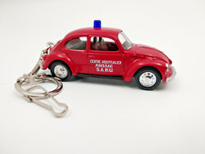 Porte clé Volkswagen coccinelle pompier neuf en métal, idée cadeau sympa