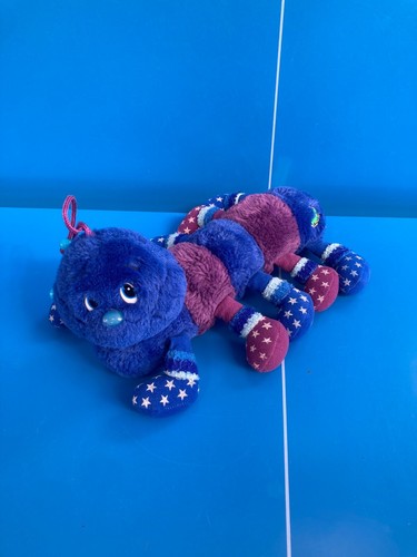Peluche chenille bleue - chenille,