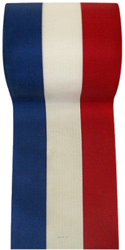 Ruban tissu tricolore gros - ruban,