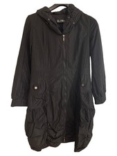 GLAMZ LONDON Doudoune Femme Noire Matelassée Casual (EU 44)