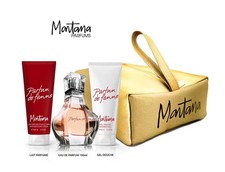 Montana Coffret Parfum de femme EDP 100ml Lait Parfumée 100ml Gel 100ml