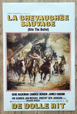 belgian poster western BITE THE BULLET, GENE HACKMAN, JAMES COBURN, CHEVAUX