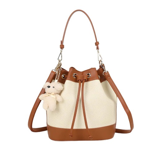 Sac seau femme bicolore - sac, effet