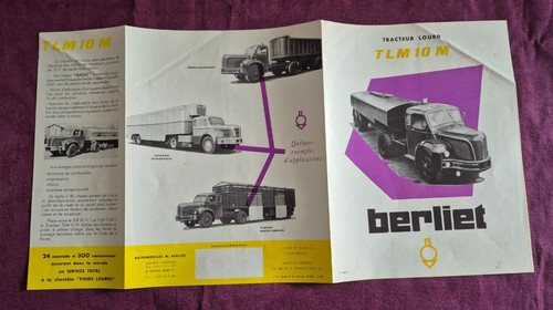 Dépliant 1812 berliet - ,