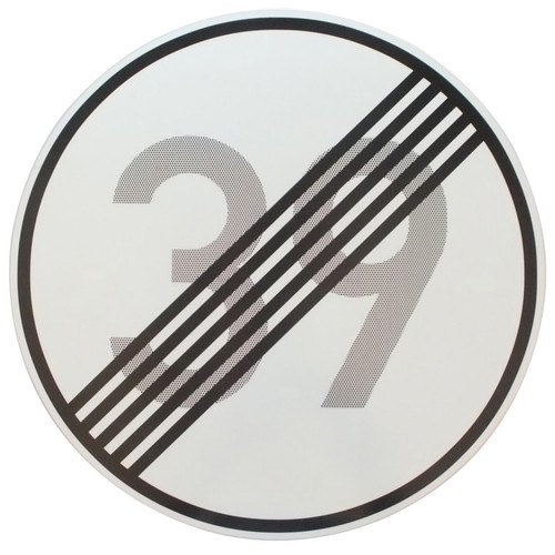 Panneau signalisation ende - de,