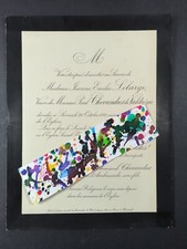 Faire-part décès, Chevandier