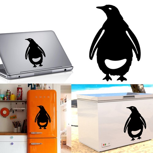 Autocollant vinyle pinguino - autocollant,