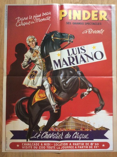 Affiche cirque pinder - affiche,