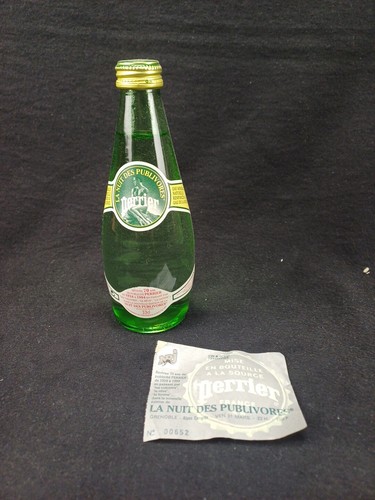 Rare bouteille perrier pub - perrier,