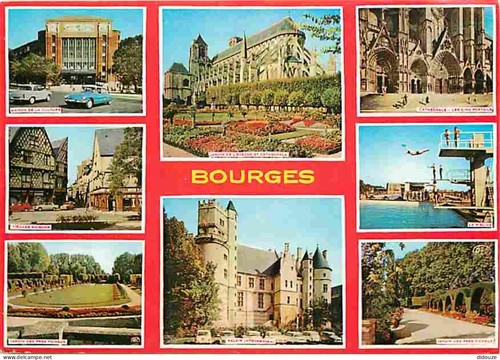 Carte postale bourges - postale, 18
