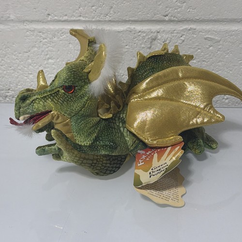 Folkmanis green dragon finger - folkmanis,