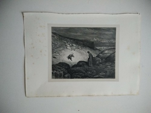 Gravure ancienne gustave doré - gravure,