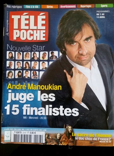 Télé poche 2007 andré - télé,
