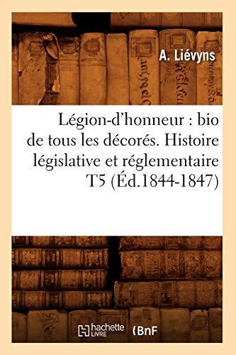 Legion honneur bio de - de, tous