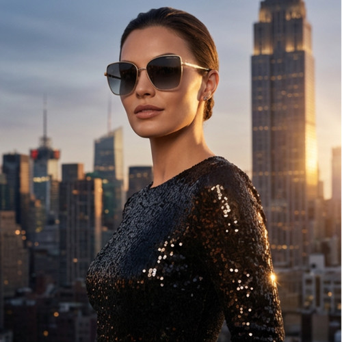 Lunettes michael kors gris - lunettes, or