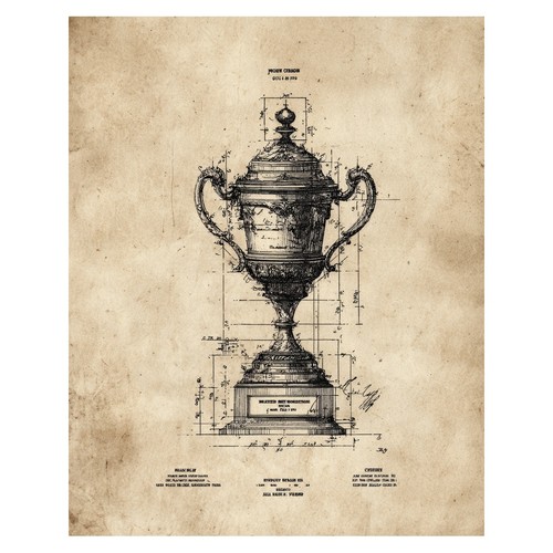 Affiche plan vintage - vintage, de