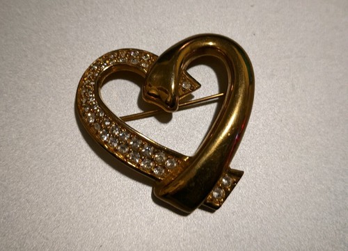 Swarovski gold tone - swarovski, brooch