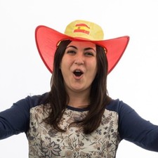 Chapeau pliable à drapeau