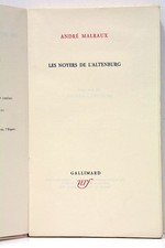 André MALRAUX Les noyers de