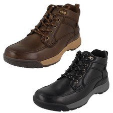 Bottes En Cuir À Lacets
