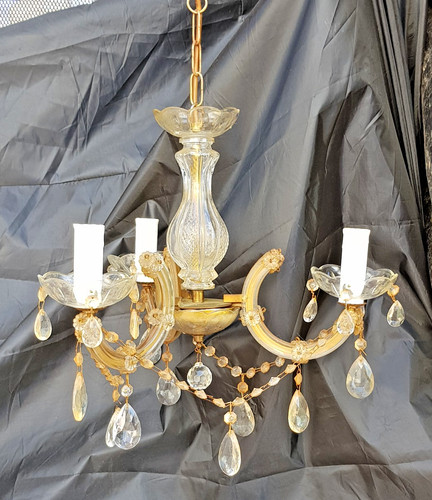 Lustre pampilles en verre - pampilles,