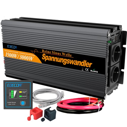 Edecoa convertisseur 12v - convertisseur,