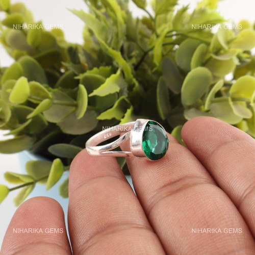 Bague solitaire bohème - bohème, argent