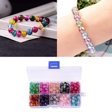 200 pièces perles de verre pour la fabrication de bijoux perles de chalumeau en