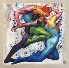 SKAYZOO (FR) graffiti signé sur toile 50x50cm -cope2/seen/taki/quik/RD357/C215