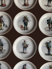 Lot assiettes metiers du - lot,