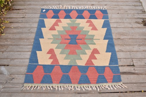 Tapis turc kilim tissé - tapis,