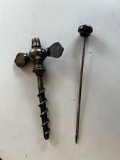 TIRE BOUCHON SIPHON A CHAMPAGNE CORK TAP SCHLESINGER&CO 1873 CORKSCREW CAVATAPPI