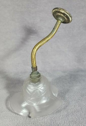 Ancienne applique tulipe - , col