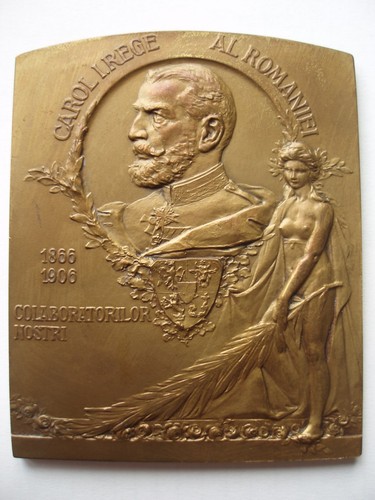 Royaume roumanie plaque - de,