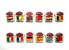 Série complète de fèves MAURIN EUROPE DES 12 Brioche dorée 1992  *196.203