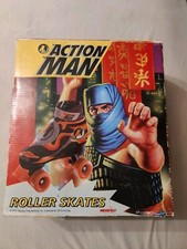 Roller Skates ACTION MAN mission -  HASBRO 1997 Taille 32 Rare Vintage Jouet 