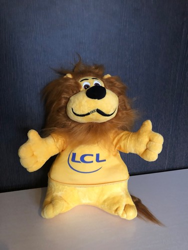Peluche lion mascotte - peluche,
