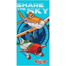 Serviette  bain / drap de plage avions PLANES DISNEY 1 place -